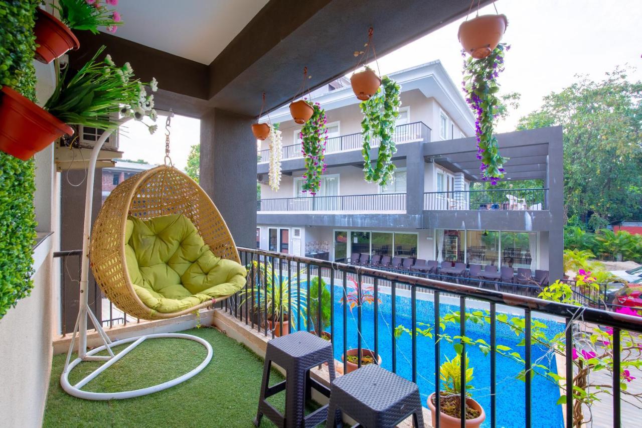 2Bhk Stunning Apartment With Pool Vagator Exteriör bild